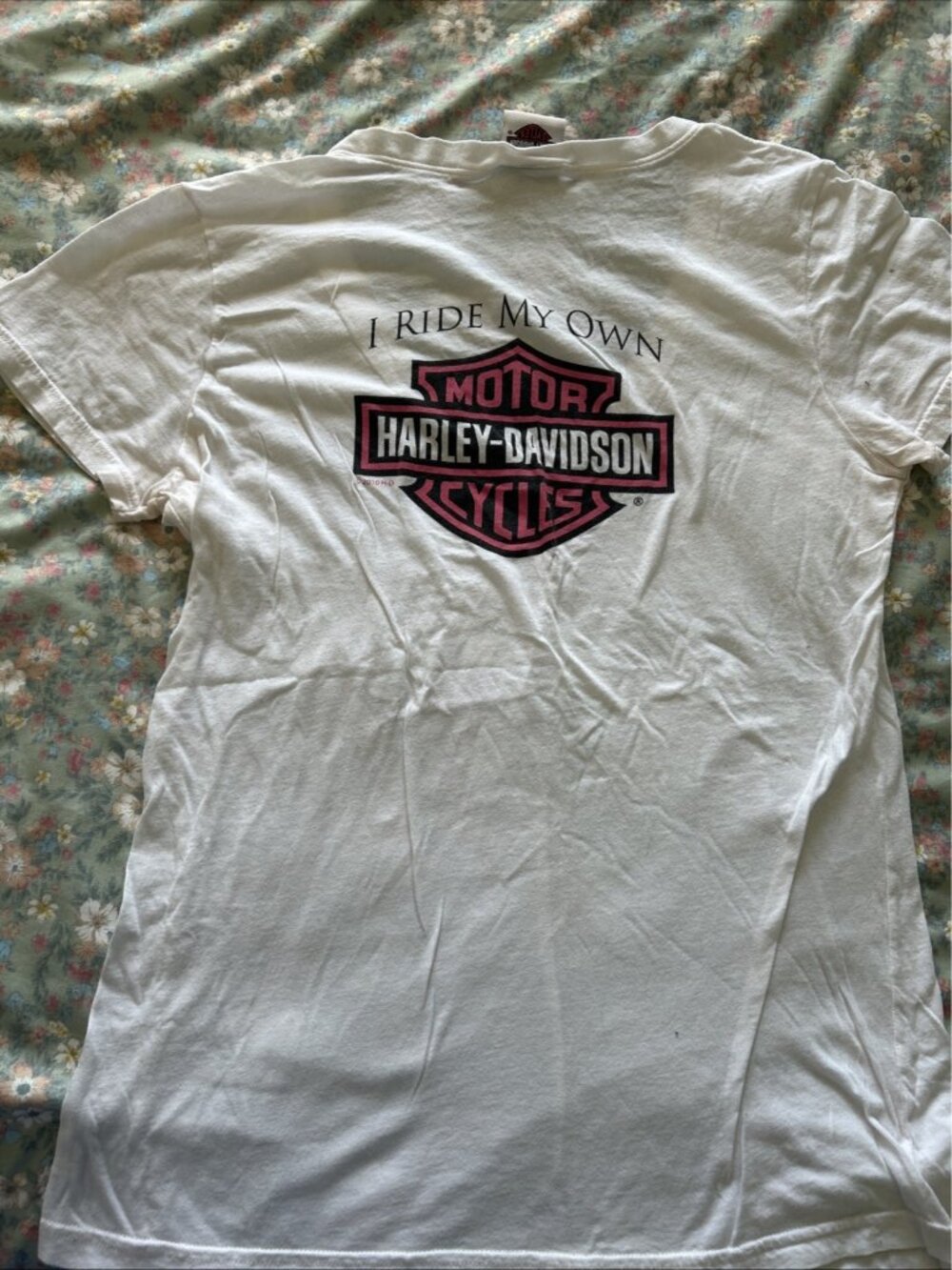 Lot 6 Harley-Davidson Women's Graphic T-Shirts Dealer WV FL  Sz L XL Tank - Picture 10 of 16